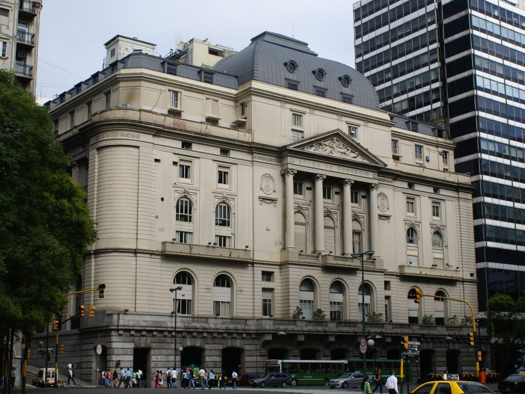 Edificio de la Bolsa de Comercio de Buenos Aires. Foto: Wikimedia Commons.