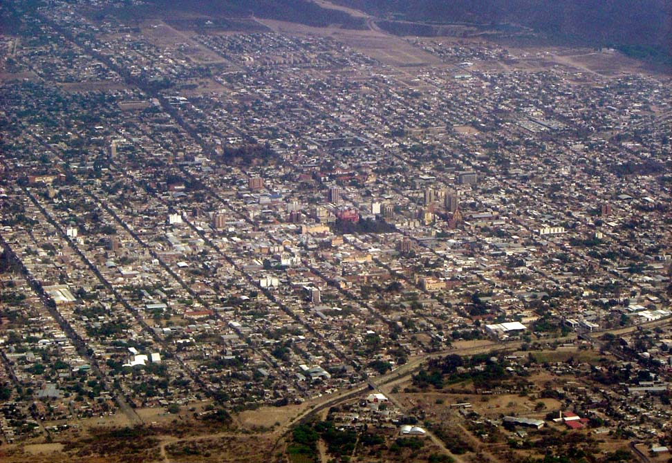 Vista aérea de San Fernando del Valle de Catamarca. Foto: Wikimedia Commons.