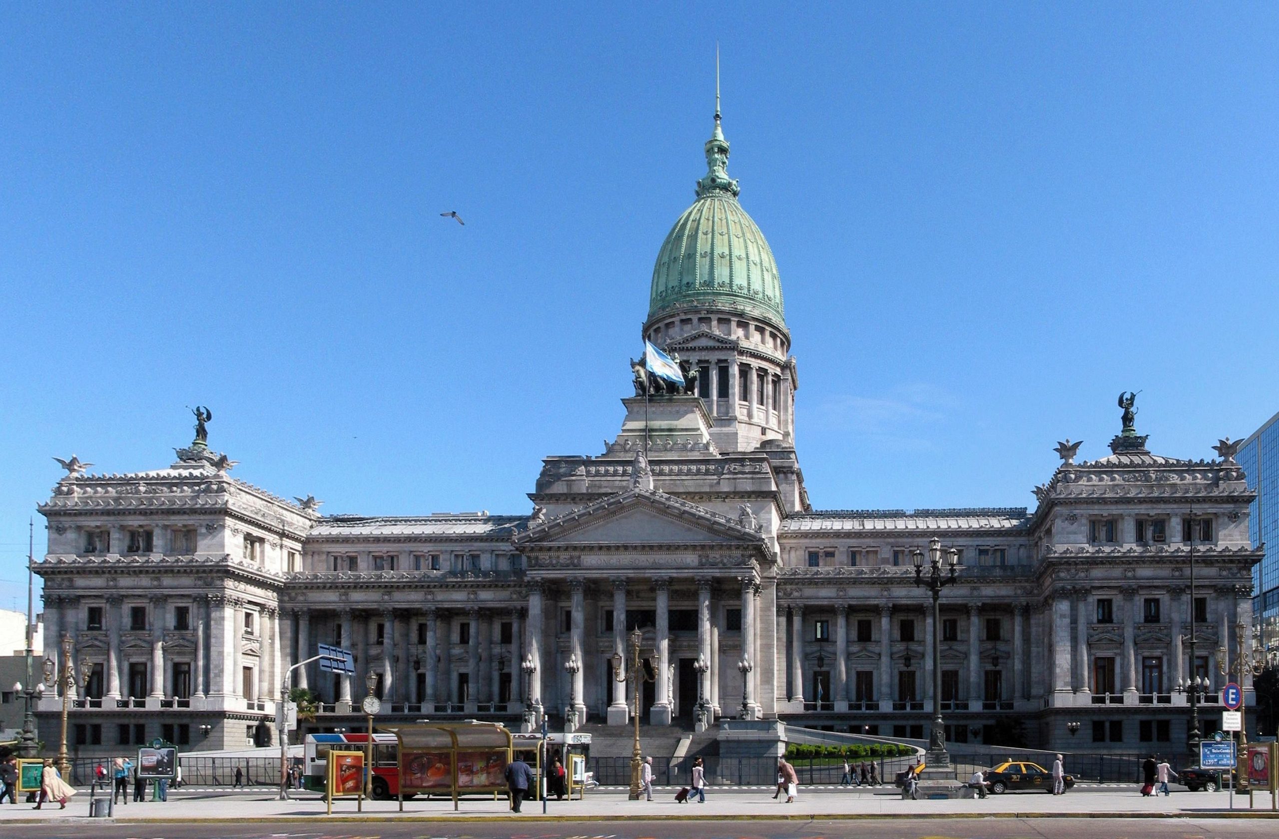 El Congreso de la Nación Argentina, sede del Senado. Foto: Wikimedia Commons.