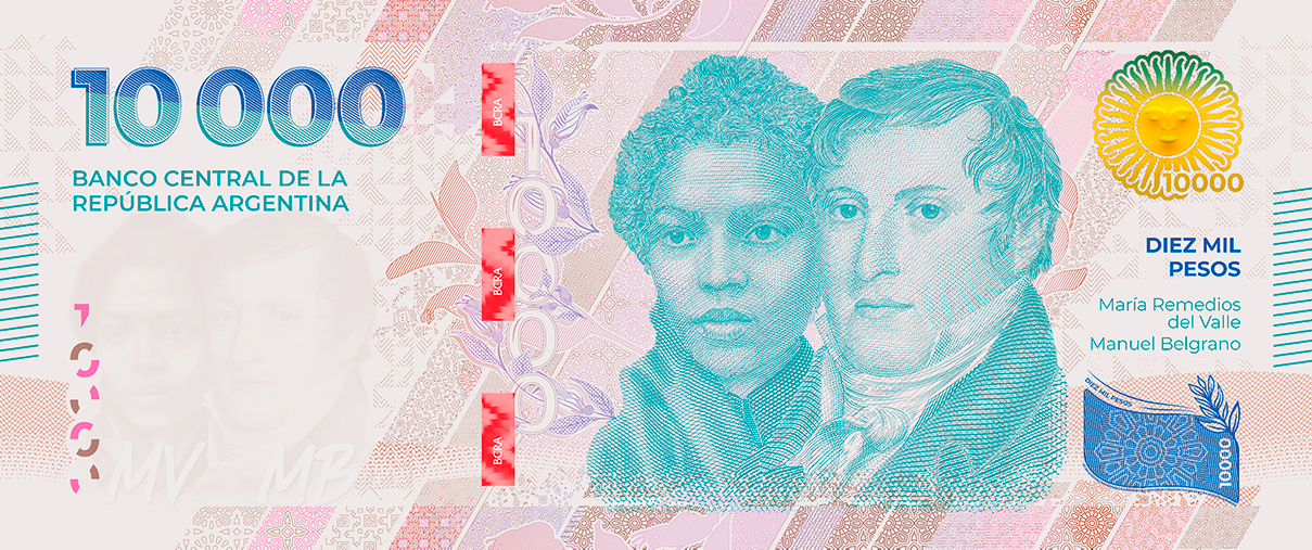 Billete argentino. Foto: Wikimedia Commons.