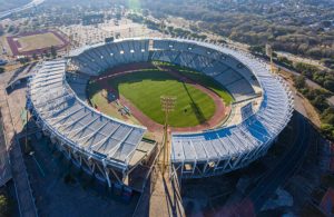 Vista aérea del estadio Mario Alberto Kempes, en Córdoba. Foto: Wikimedia Commons.