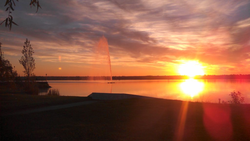 Atardecer en Santa Rosa, La Pampa. Foto: Wikimedia Commons.