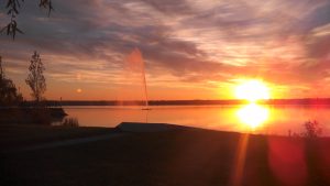 Atardecer en Santa Rosa, La Pampa. Foto: Wikimedia Commons.