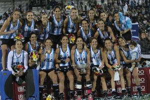 Selección argentina de hockey sobre césped Las Leonas. Foto: Wikimedia Commons.