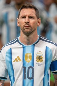 Lionel Messi con la camiseta de la Selección argentina. Foto: Wikimedia Commons.