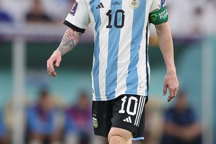 Lionel Messi con la camiseta de la Selección Argentina. Foto: Wikimedia Commons.
