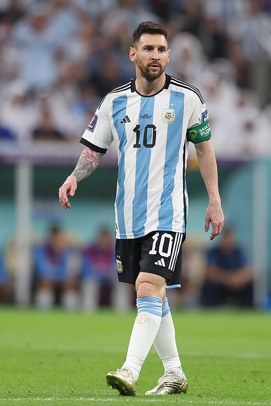 Lionel Messi con la camiseta de la Selección Argentina. Foto: Wikimedia Commons.