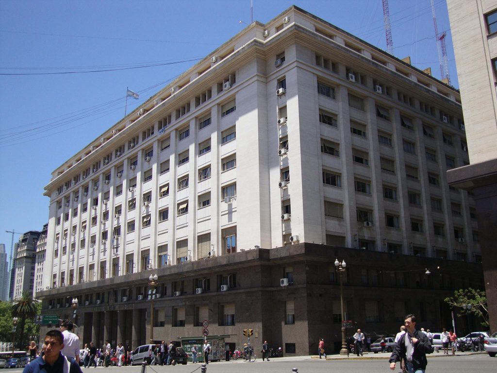 Palacio de Hacienda, sede del Ministerio de Economía de Argentina. Foto: Wikimedia Commons.