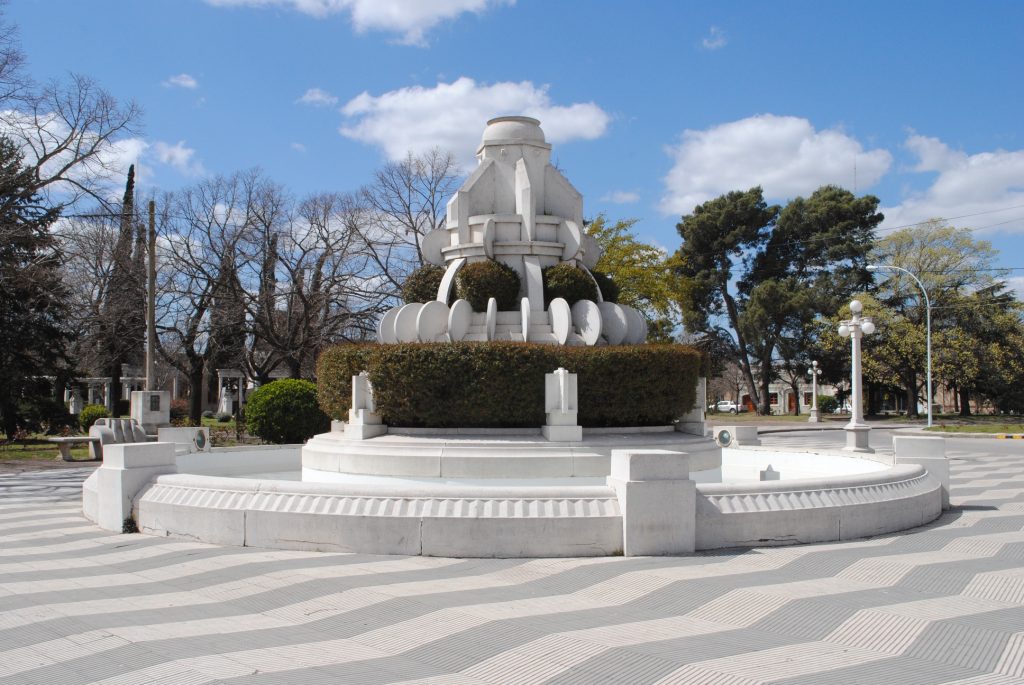 La Plaza Juan Pascual Pringles, en la ciudad de San Luis. Foto: Wikimedia Commons.