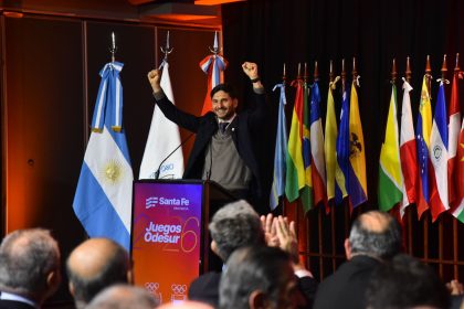 Presentación de los Juegos Suramericanos Santa Fe 2026. Foto: Wikimedia Commons.