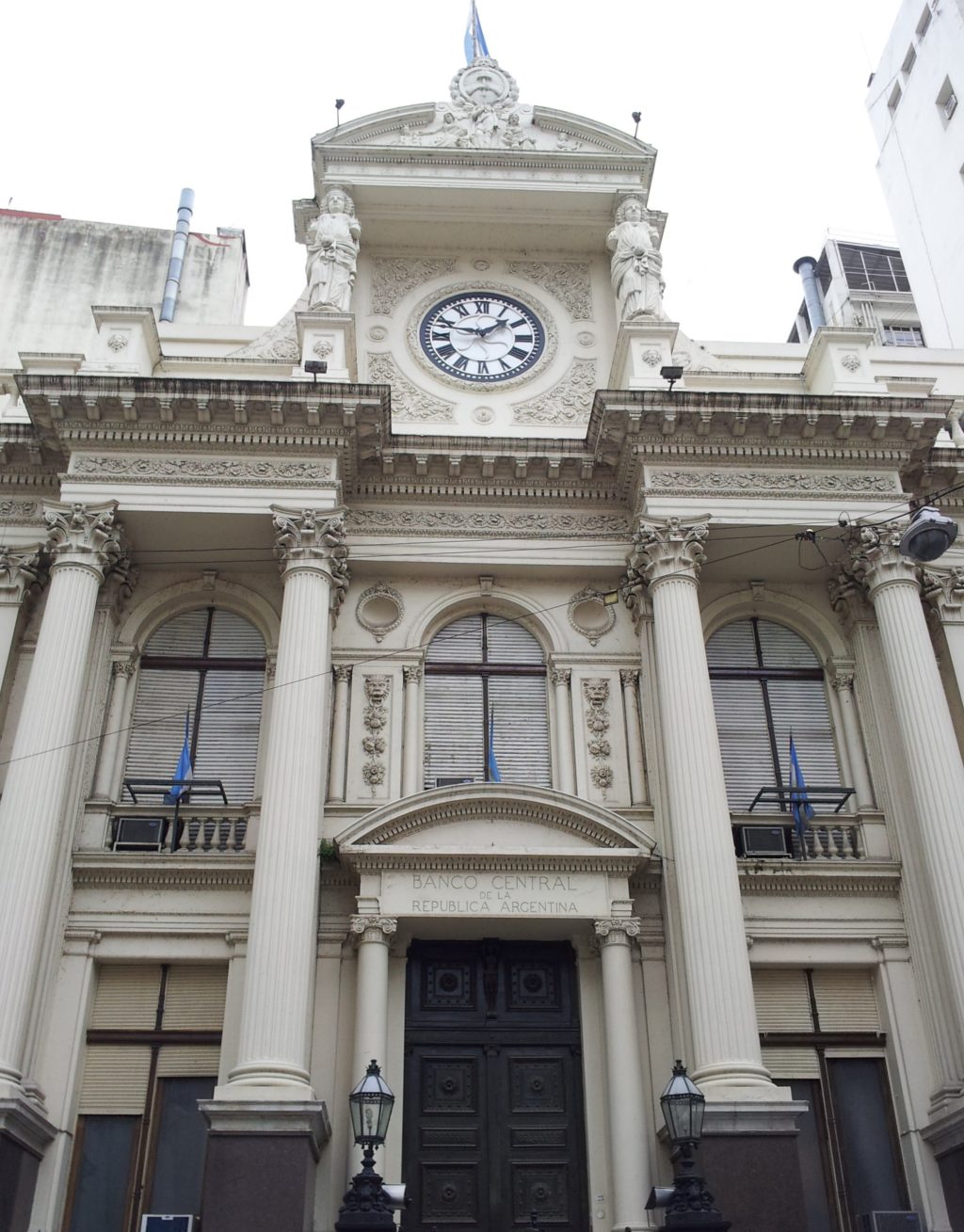 Edificio del Banco Central de la República Argentina. Foto: Wikimedia Commons.