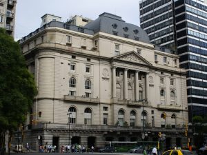 Edificio de la Bolsa de Comercio de Buenos Aires. Foto: Wikimedia Commons.