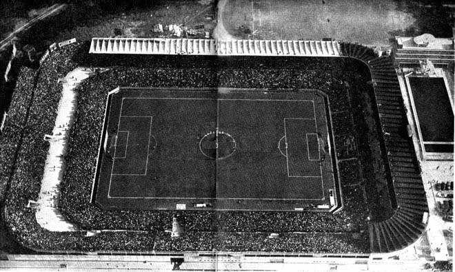 Vista aérea del estadio Libertadores de América, de Independiente. Foto: Wikimedia Commons.